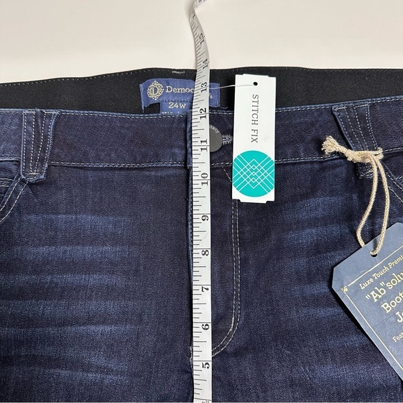 Democracy Jegging Jeans Absolution Booty Lift Dark Indigo SZ 24W NEW - Picture 7 of 10